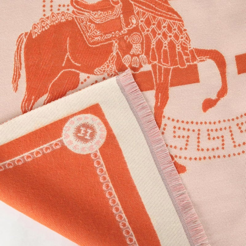 EXTREE Scarfs for Women Pashmina Silky Shawl Wrap for Evening Dressing Blanket Open Front Poncho Cape - Image 3